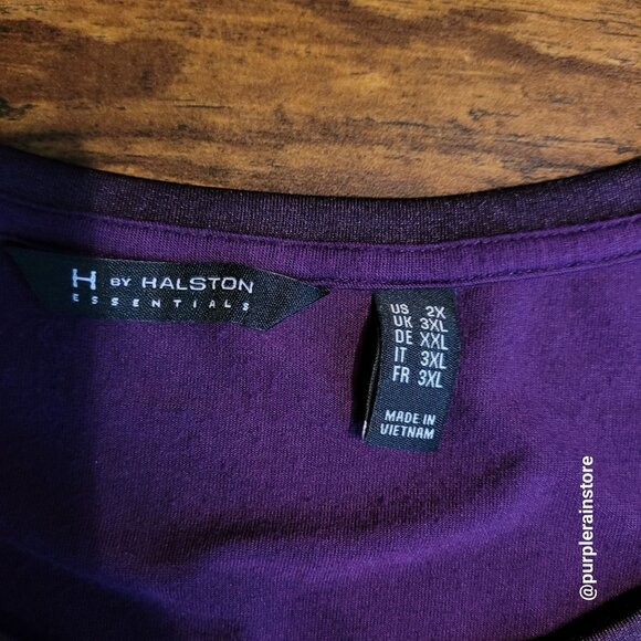 H By Halston A Line Tunic Top Size 2X Modal Soft Comfort Stretch Lagenlook - Picture 4 of 10